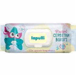 Детские влажные салфетки LAPULLI с клапаном 100 шт.