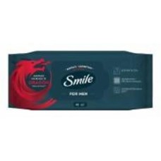 Влажные салфетки Smile Men с экстрактом дерева дракона 48 шт.