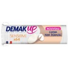 Ватные диски DEMAKUP Cotton Sensitive Round 64 шт. (мягкая)