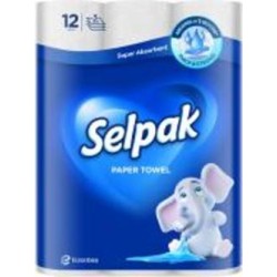 Бумажные полотенца Selpak трехслойная 12 шт.