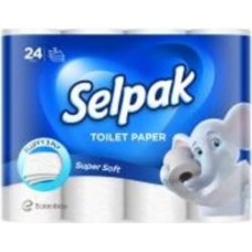 Туалетная бумага Selpak Super Soft тришаровий 24 шт.