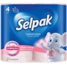 Туалетная бумага Selpak Perfumed Powder Scented тришаровий 4 шт.
