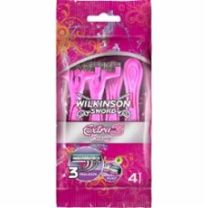 Станки одноразовые WILKINSON SWORD Extra3 Beauty 4 шт.