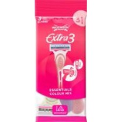 Станки одноразовые WILKINSON SWORD Extra3 BeautyEssentials Beauty 3 шт.