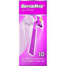 Станок для бритья Super-Max short handle Lady 10 шт.
