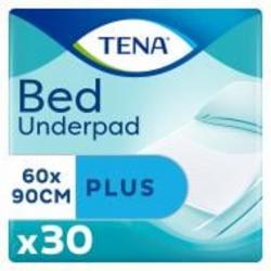 Пеленки Tena Bed Plus 30 шт. 60х90 см белый 770125