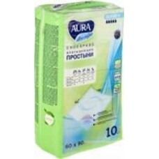 Пеленки одноразовые Aura Ultra comfort гигиенические 60х90 см 9349 CCL