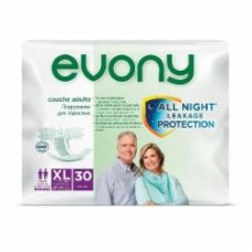 Подгузники Evony Eх.Large 120-170 см 30 шт.
