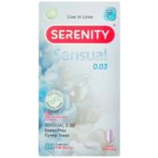 Презервативы SERENITY Sensual 0,03 Super Trin 10 шт.