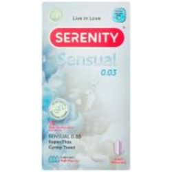 Презервативы SERENITY Sensual 0,03 Super Trin 10 шт.