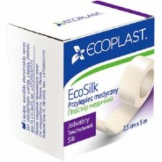 Пластырь ECOPLAST текстильный EcoSilk 2,5 см 5 м стерильные