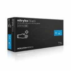 Перчатки медицинские NITRYLEX M черные 100 шт./уп.