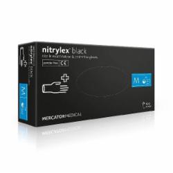 Перчатки медицинские NITRYLEX M черные 100 шт./уп.