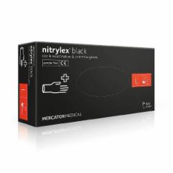 Перчатки медицинские NITRYLEX L черные 100 шт./уп.