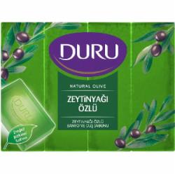 Мыло Duru Natural С экстрактом оливкового масла 600 г 4 шт./уп.