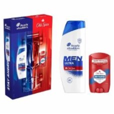 Подарочный набор для мужчин Old Spice Шампунь против перхоти Old Spice 330 мл + Твердый дезодорант Old Spice Whitewater 50 мл