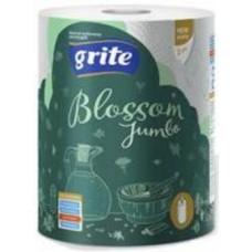 Бумажные полотенца GRITE Blossom Jumbo двухслойная 1 шт.