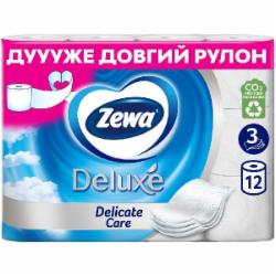Туалетная бумага Zewa Deluxe белая лимитированная коллекция тришаровий