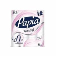 Туалетная бумага PAPIA чотиришаровий 32 шт.