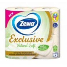 Туалетная бумага Zewa Natural Soft чотиришаровий 4 шт.