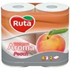 Туалетная бумага Ruta Peach Aroma двошаровий 4 шт.
