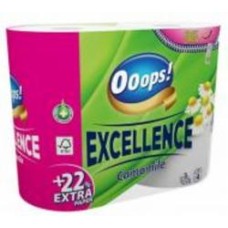Туалетная бумага Ooops! Ooops! Excellence Kamilla тришаровий 4 шт.