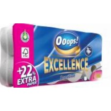 Туалетная бумага Ooops! Ooops! Excellence тришаровий 8 шт.