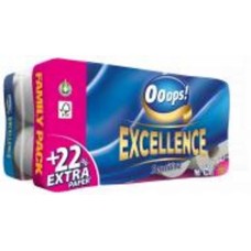 Туалетная бумага Ooops! Ooops! Excellence тришаровий 16 шт.