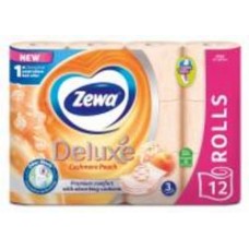 Туалетная бумага Zewa Deluxe персик тришаровий 12 шт.