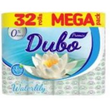 Туалетная бумага Диво Premio Waterlily тришаровий 32 шт.