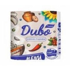 Бумажные полотенца Диво Premio Menu 120 отрывов двухслойная 2 шт.