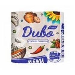Бумажные полотенца Диво Premio Menu 120 отрывов двухслойная 2 шт.