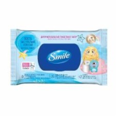 Влажная туалетная бумага Smile детский одношаровий 44 шт.