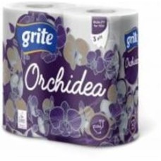 Туалетная бумага GRITE Orchidea тришаровий 4 шт.