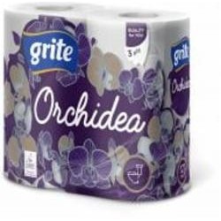Туалетная бумага GRITE Orchidea тришаровий 4 шт.