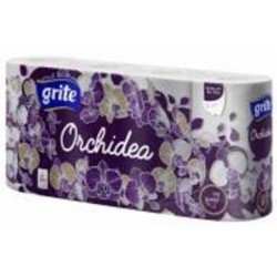 Туалетная бумага GRITE Orchidea тришаровий 8 шт.