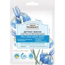 Маска для лица Green Pharmacy Очищение и питание Ультра освежающая 12 мл