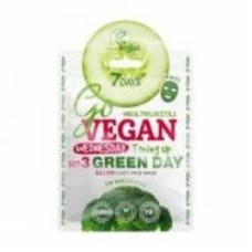 Маска тканевая для лица 7 DAYS Wednesday GREEN DAY VEGAN 25 г