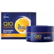 Крем для лица ночной Nivea Q10 Energy 