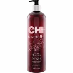 Шампунь CHI Rose Hip Protecting для защиты цвета с маслом шиповника и кератином 739 мл