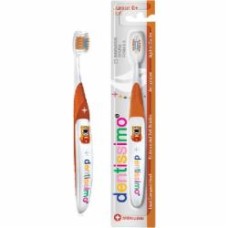 Детская зубная щетка Dentissimo Junior 6+ средней жесткости/мягкая 1 шт.