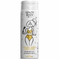 Гель-пена HISKIN Crazy Body с частицами золота PINA COLADA 250 мл
