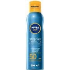 Спрей солнцезащитный Nivea Защита и легкость SPF 50 200 мл