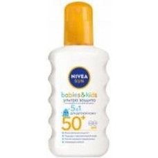 Спрей солнцезащитный Nivea Sun Babies&Kids Ультра защита SPF 50+ 200 мл