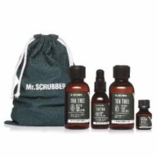 Набор унисекс Mr.SCRUBBER Tea Tree skin treatment + косметичка