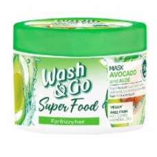 Маска для волос Wash&Go Super Food с авокадо и алоэ вера 300 мл