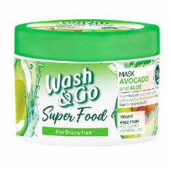 Маска для волос Wash&Go Super Food с авокадо и алоэ вера 300 мл