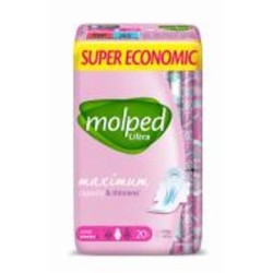 Прокладки гигиенические Molped long 5 капель 20 шт.