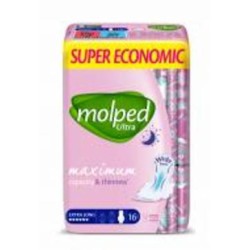 Прокладки гигиенические Molped night 6 капель 16 шт.