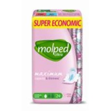Прокладки гигиенические Molped normal 4 капли 24 шт. Прокладки гигиенические Molped normal 4 капли 24 шт.